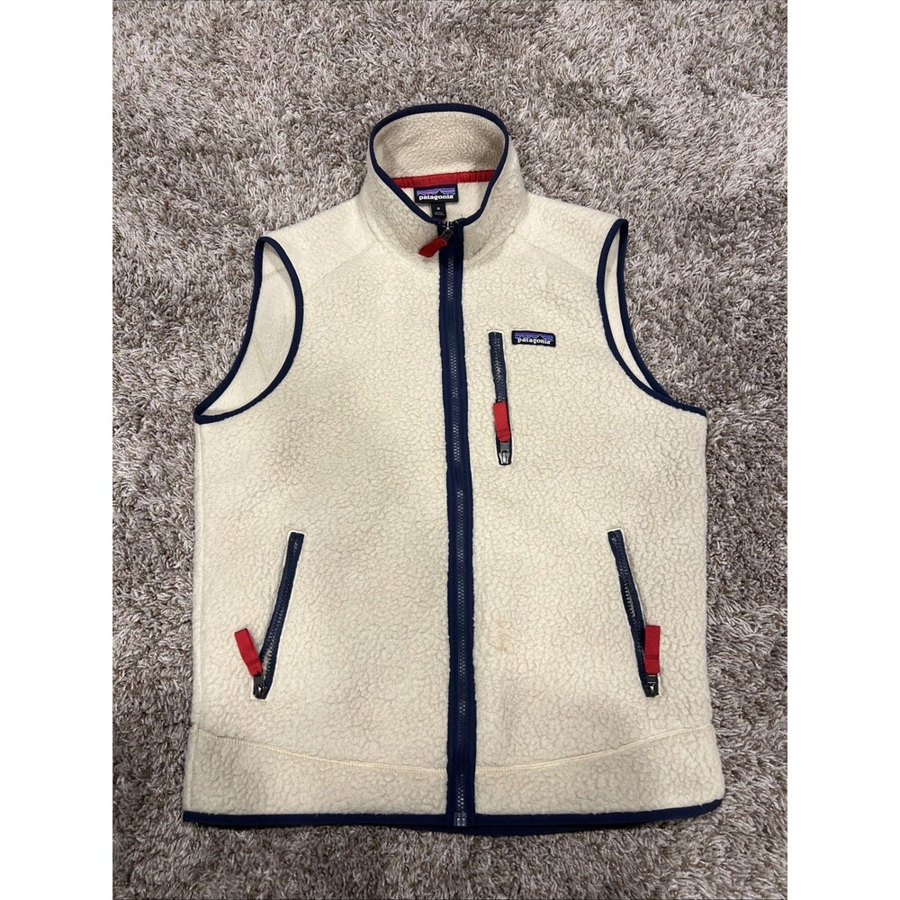 Men's Retro Pile Fleece Vest Medium Patagonia Sherpa